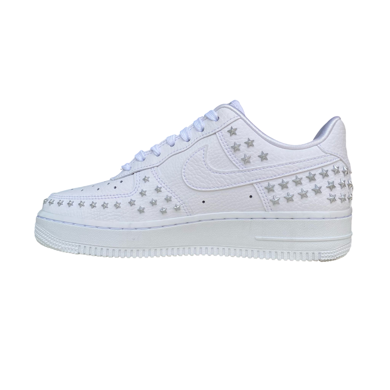 Nike scarpa sneakers da donna Nike Air Force 1 '07 XX Studded AR0639-100 bianco1