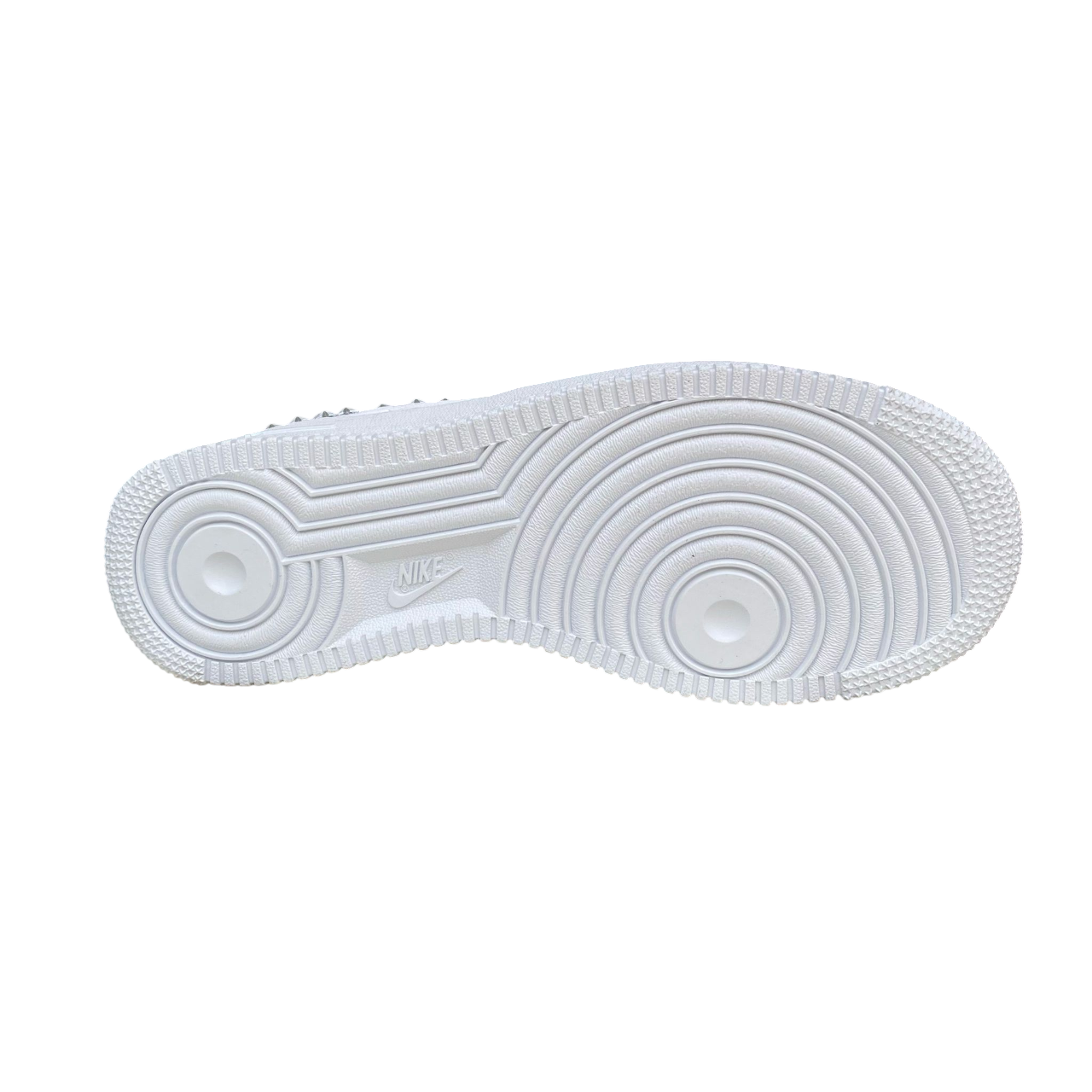 Nike scarpa sneakers da donna Nike Air Force 1 '07 XX Studded AR0639-100 bianco4