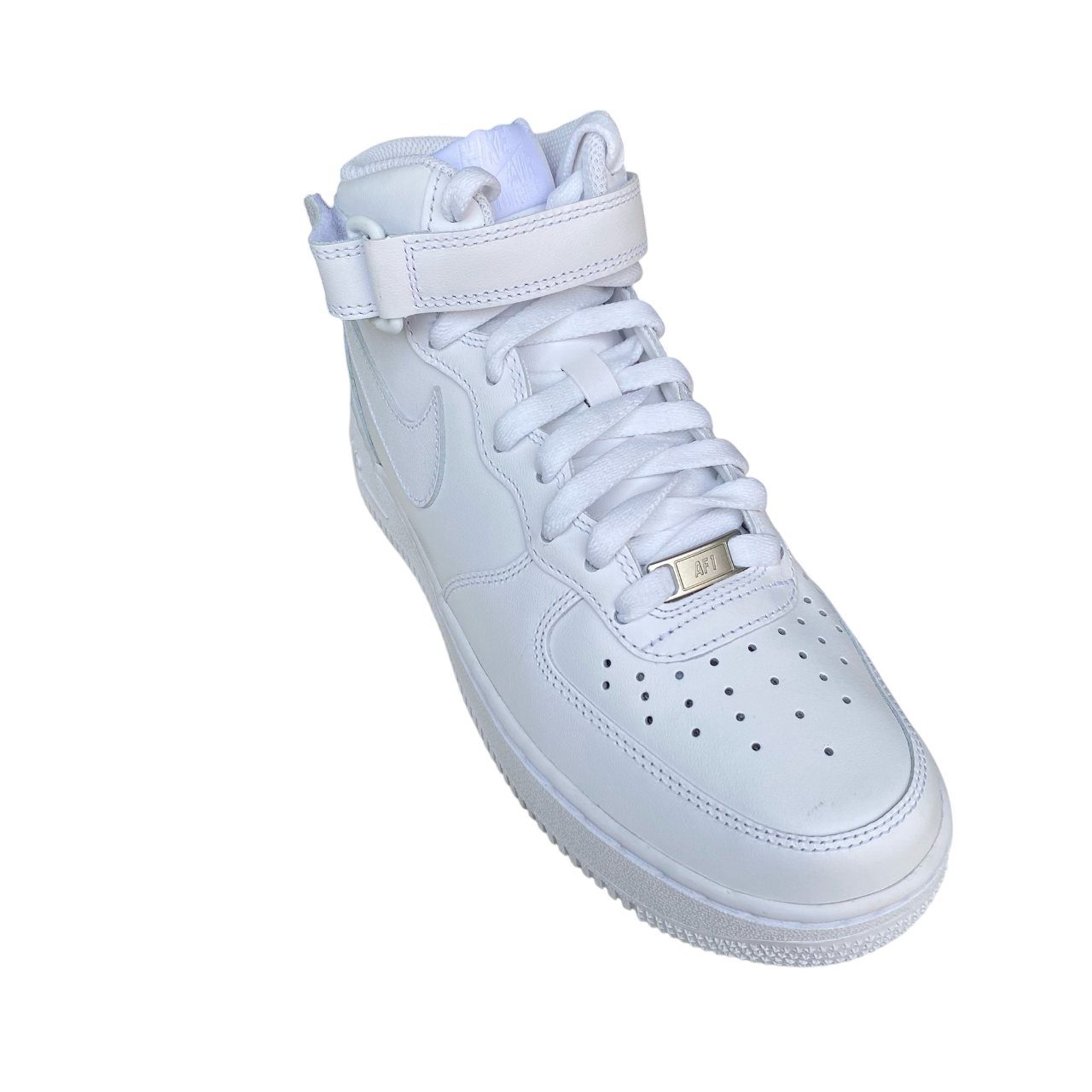 Nike scarpa sneakers da uomo Air Force 1 Mid CW2289-111 bianco2