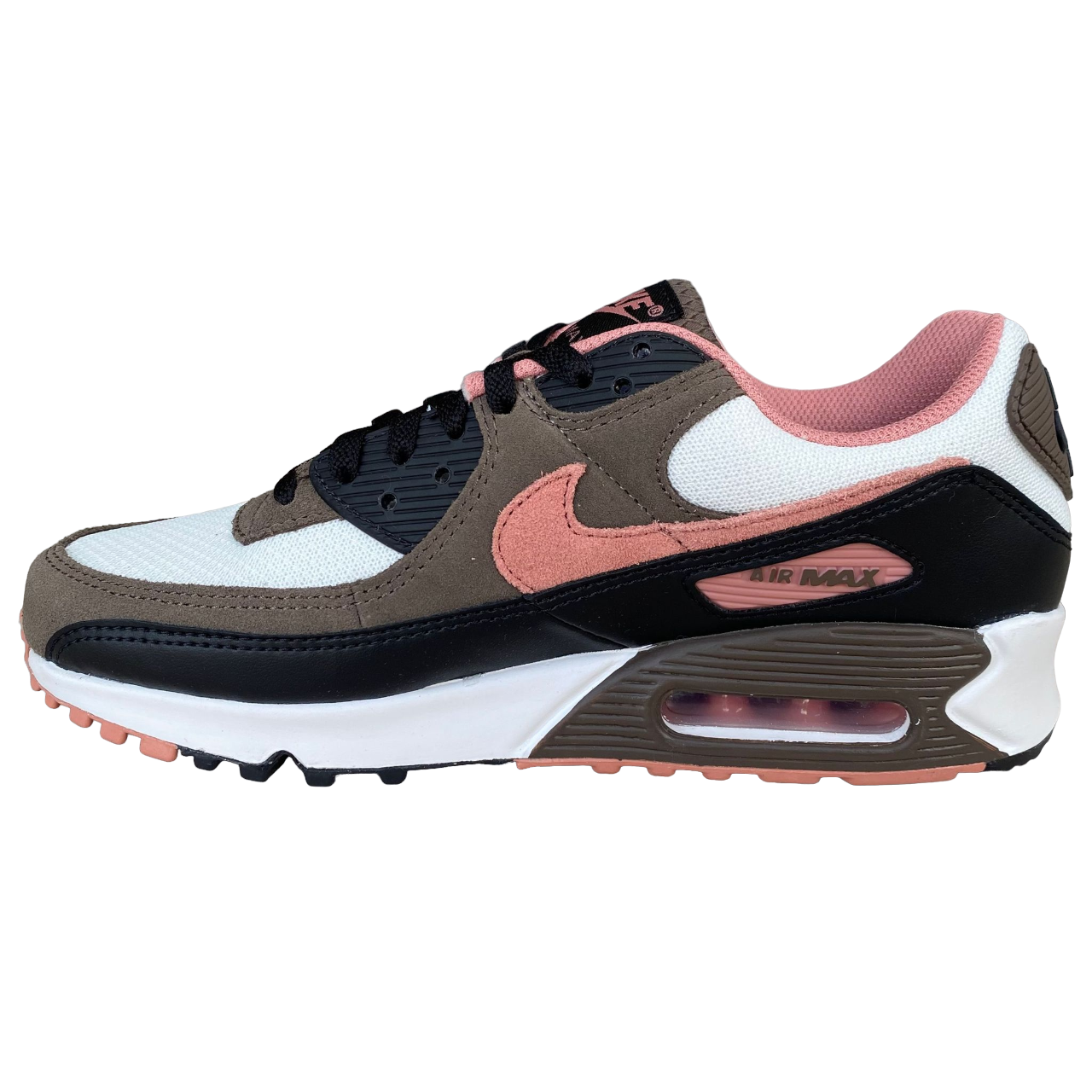 Nike scarpa sneakers da uomo Air Max 90 DM0029-105 bianco-nero-fango-cipria