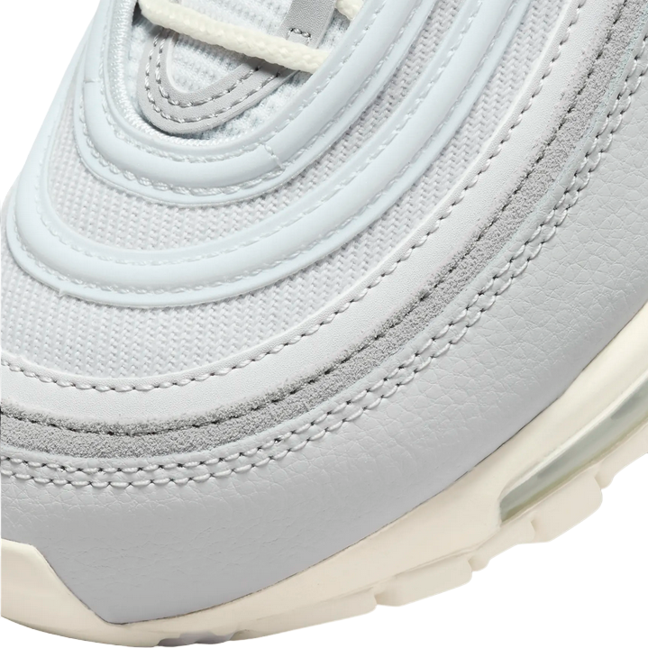 Nike scarpa sneakers da uomo Air Max 97 DZ2629 001 platino-grigio particolare punta