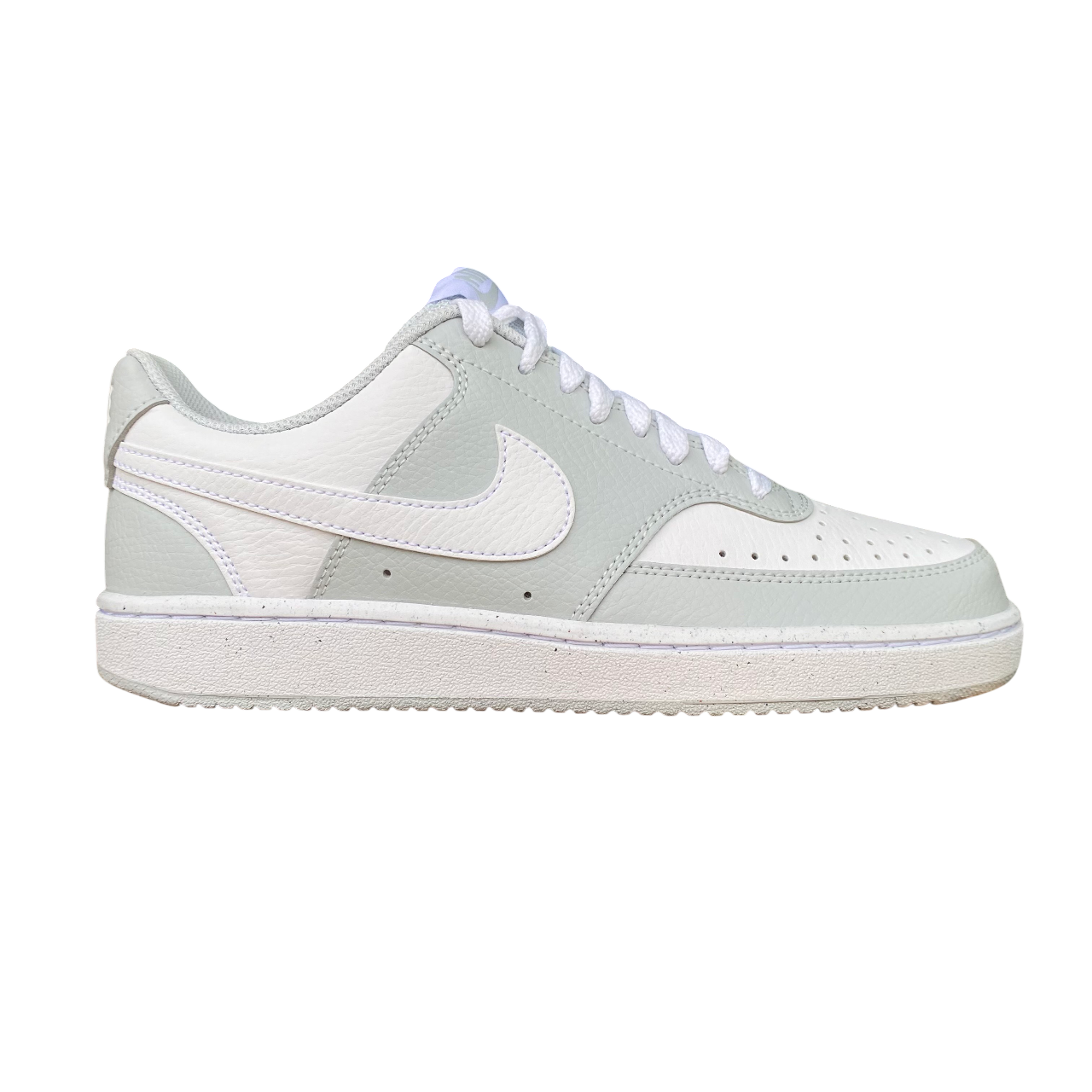 Nike scarpa sneakers da uomo Court Vision Lo HM9862 002 grigio platino-bianco