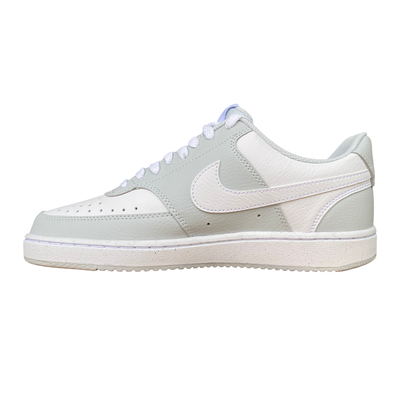 Nike scarpa sneakers da uomo Court Vision Lo HM9862 002 grigio platino-bianco