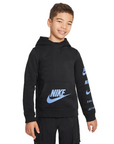 Nike felpa con cappuccio da ragazzo Standard Issue FN7724-010 nero