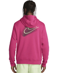 Nike felpa con cappuccio da uomo Standard Issue FD0414-621 fucsia