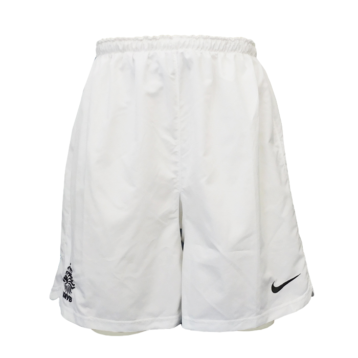 Nike pantaloncino sportivo da uomo Federazione calcistica dei Paesi Bassi 119326 100 bianco