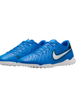 Nike scarpa da calcetto da adulto Tiempo Legend 10 Club DV4345-400 azzurro-bianco