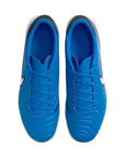 Nike scarpa da calcetto da adulto Tiempo Legend 10 Club DV4345-400 azzurro-bianco