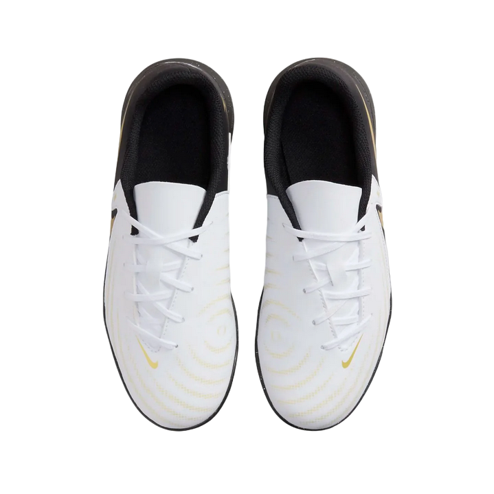 Nike scarpa da calcetto da ragazzo Phanton Gx II Club TF FJ2604-100 bianco-nero-oro