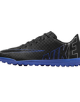 Nike scarpa da calcetto da uomo Mercurial Vapor15 Club DJ5968-040 nero-azzurro