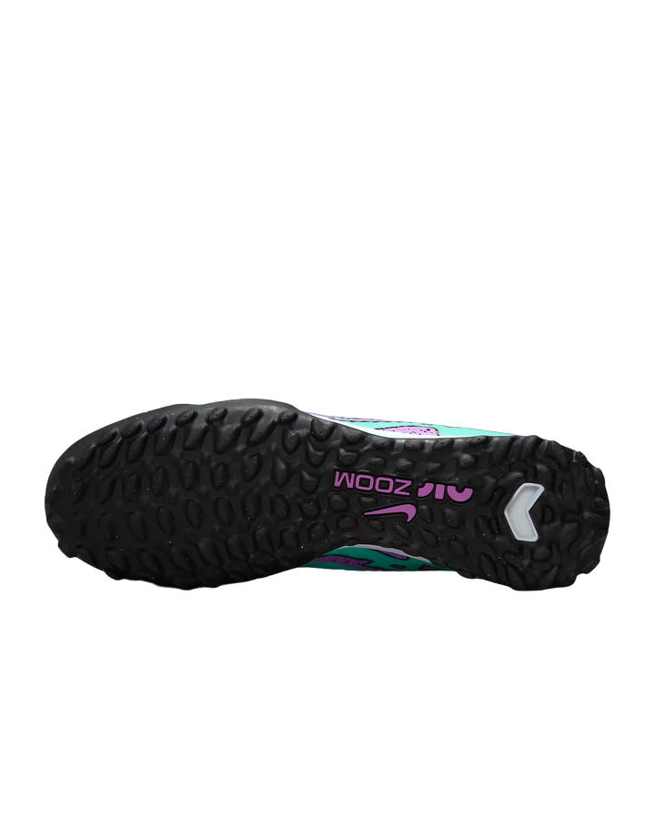 Nike scarpa da calcetto da uomo Zoom Vapor 15 Academy TF DJ5635-300 turchese fucsia nero