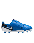 Nike scarpa da calcio da ragazzo Tiempo Legend 10 Club DV4352-400 azzurro-bianco