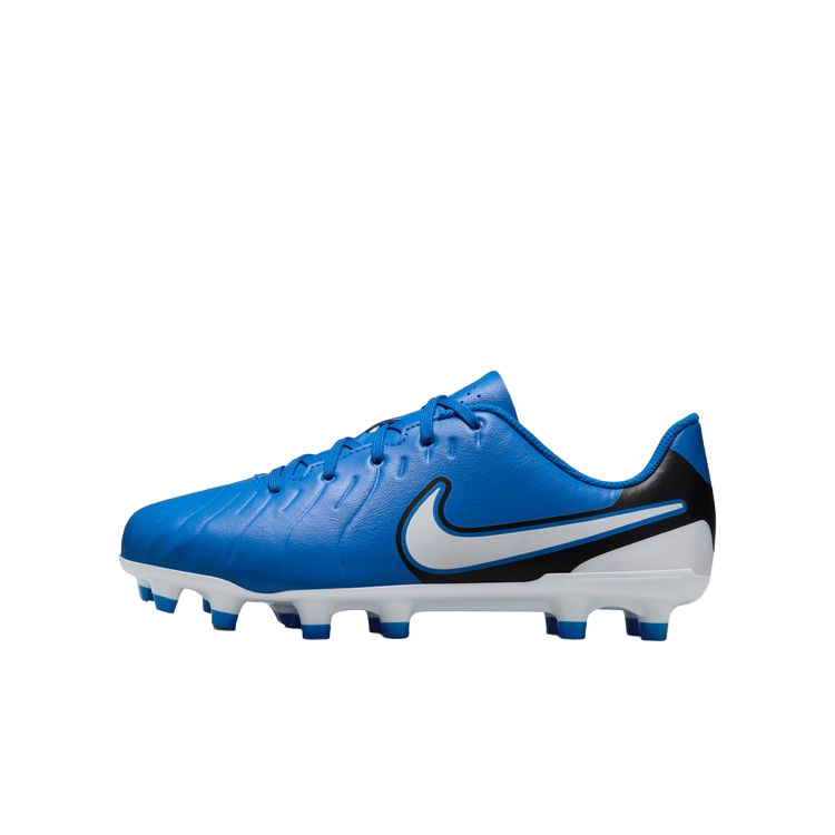 Nike scarpa da calcio da ragazzo Tiempo Legend 10 Club DV4352-400 azzurro-bianco