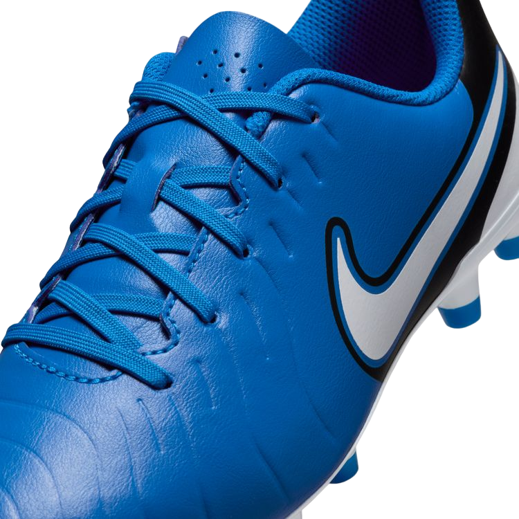 Nike scarpa da calcio da ragazzo Tiempo Legend 10 Club DV4352-400 azzurro-bianco