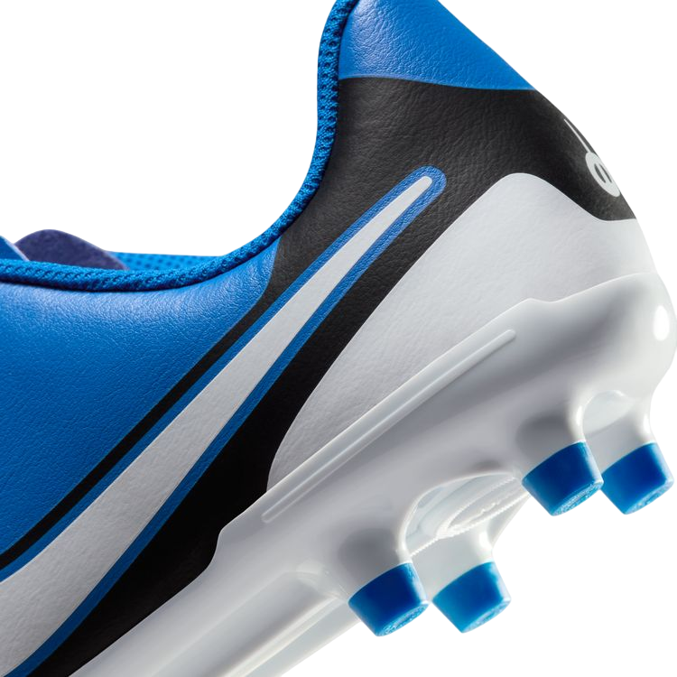 Nike scarpa da calcio da ragazzo Tiempo Legend 10 Club DV4352-400 azzurro-bianco