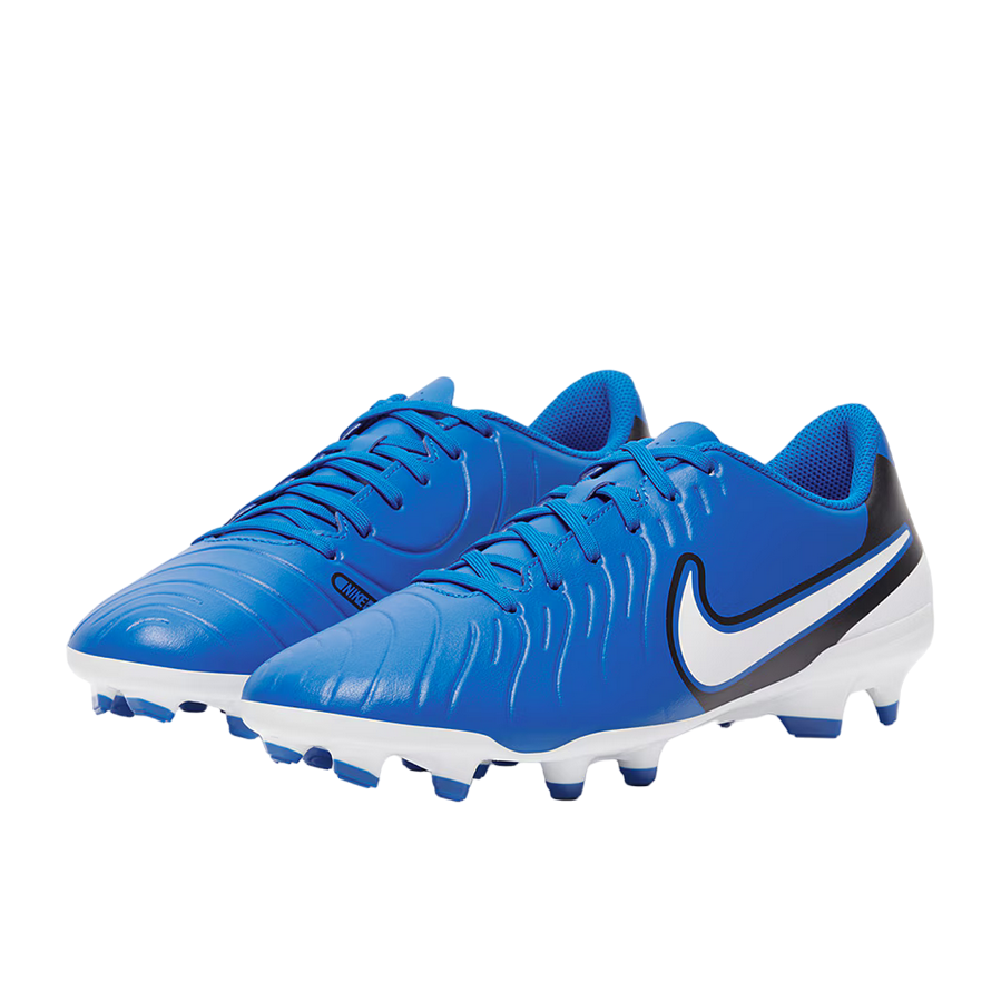 Nike scarpa da calcio da uomo Legend 10 Club FG/MG DV4344-400 azzurro-bianco