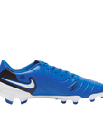 Nike scarpa da calcio da uomo Legend 10 Club FG/MG DV4344-400 azzurro-bianco