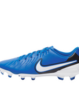 Nike scarpa da calcio da uomo Legend 10 Club FG/MG DV4344-400 azzurro-bianco