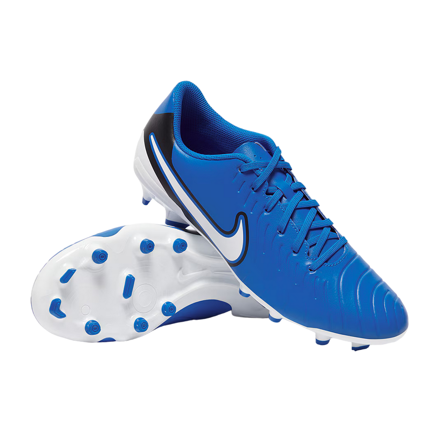 Nike scarpa da calcio da uomo Legend 10 Club FG/MG DV4344-400 azzurro-bianco