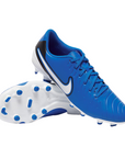 Nike scarpa da calcio da uomo Legend 10 Club FG/MG DV4344-400 azzurro-bianco