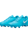 Nike scarpa da calcio da uomo Phantom GX 2 Club FJ2557-400 azzurro-bianco