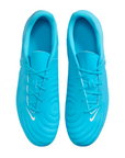 Nike scarpa da calcio da uomo Phantom GX 2 Club FJ2557-400 azzurro-bianco