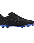 Nike scarpa da calcio da uomo Vapor 15 Club FG/MG DJ5963-040 nero-azzurro