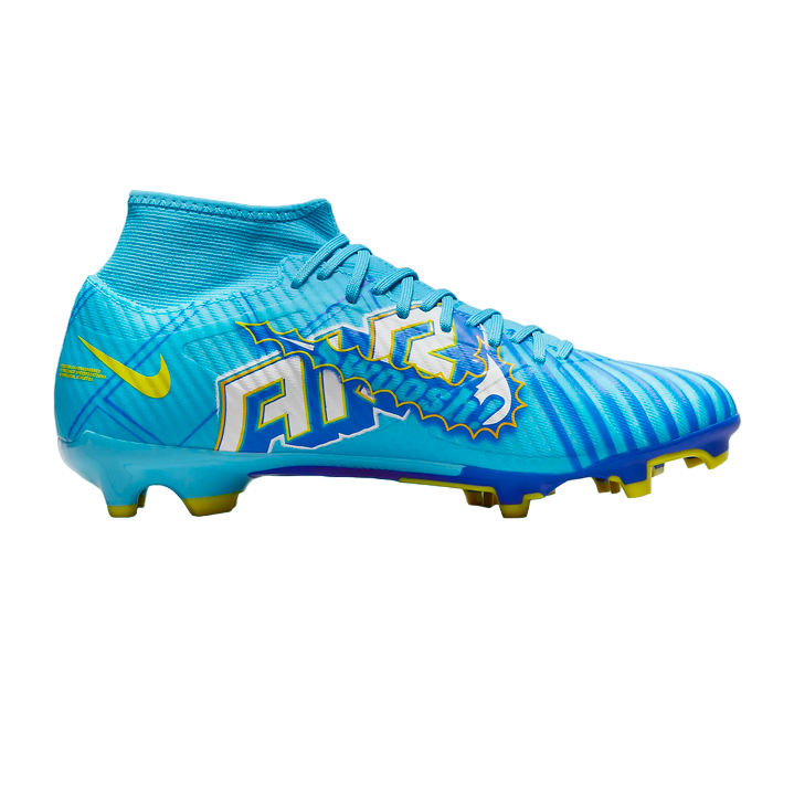 Nike scarpa da calcio da uomo Zoom Superfly 9 Acad KM FG/MG DO9345-400 blu baltico-bianco