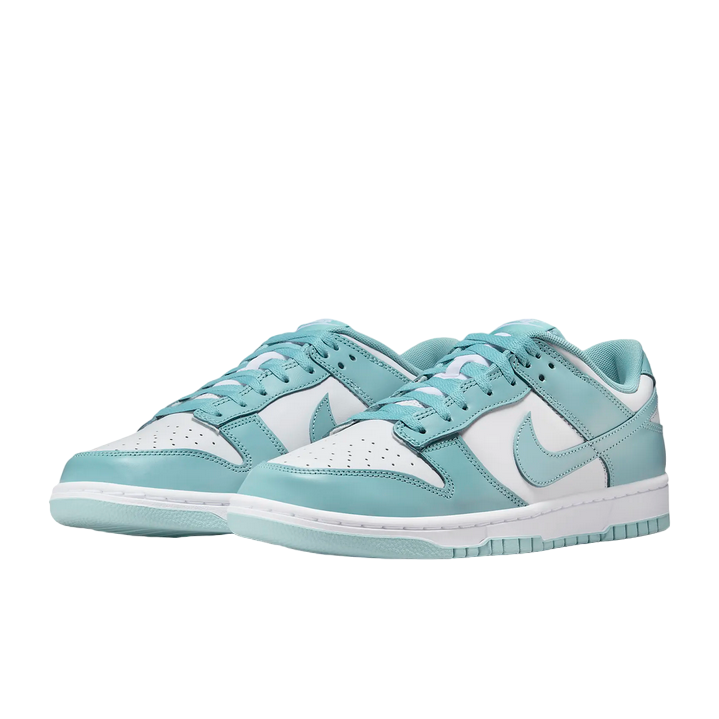 Nike scarpa sneaker da uomo Dunk Low Retro DV0833-106 bianco-turchese