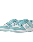 Nike scarpa sneaker da uomo Dunk Low Retro DV0833-106 bianco-turchese