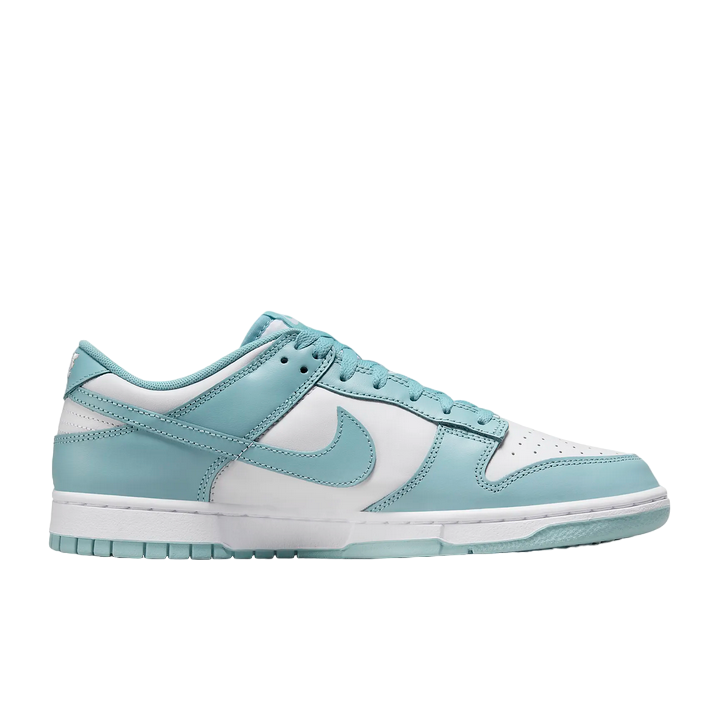 Nike scarpa sneaker da uomo Dunk Low Retro DV0833-106 bianco-turchese