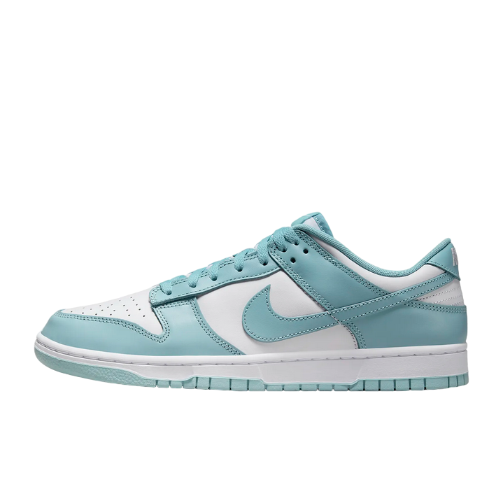 Nike scarpa sneaker da uomo Dunk Low Retro DV0833-106 bianco-turchese