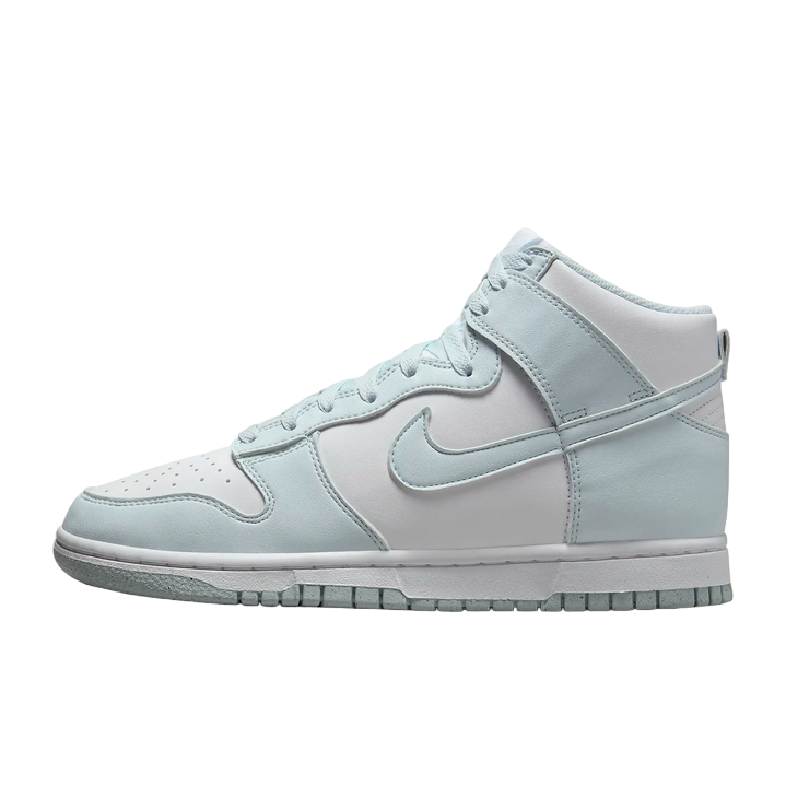 Nike scarpa sneakers alta da donna Dunk High NN FV5960-100 bianco-azzurro glaciale