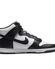 Nike scarpa sneakers alta da uomo Dunk High Retro DD1399-105 bianco-nero