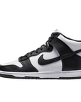 Nike scarpa sneakers alta da uomo Dunk High Retro DD1399-105 bianco-nero