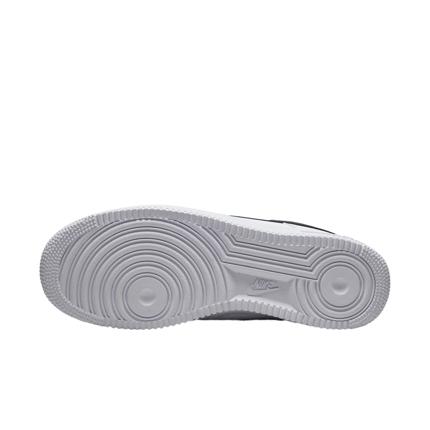 Nike scarpa sneakers da adulti Air Force 1 &#39;07 DZ4510-100 bianco nero giallo evidenziatore