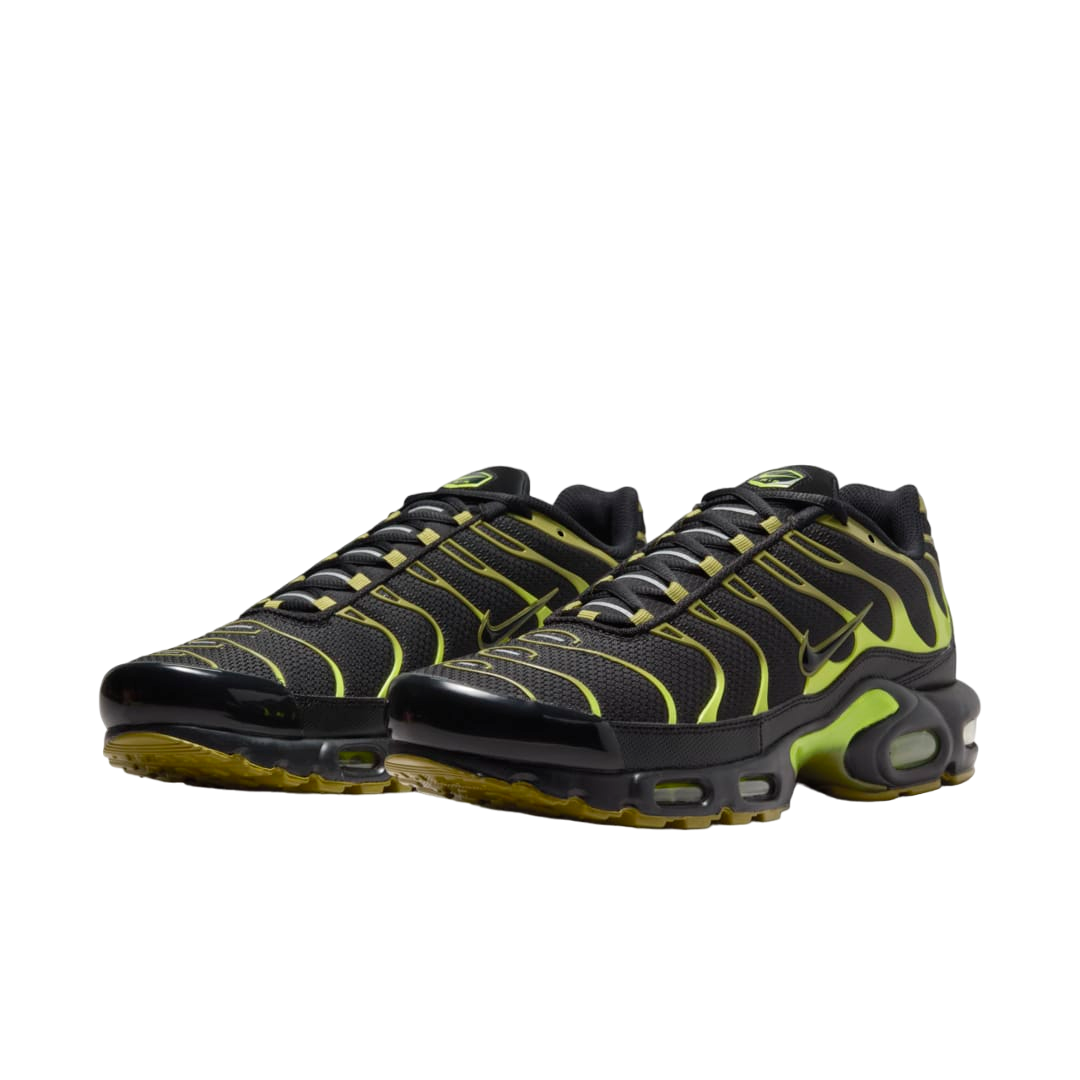 Nike scarpa sneakers da adulto Air Max Plus DM0032-010 nero-lime