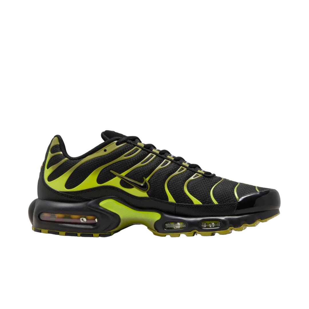 Nike scarpa sneakers da adulto Air Max Plus DM0032-010 nero-lime