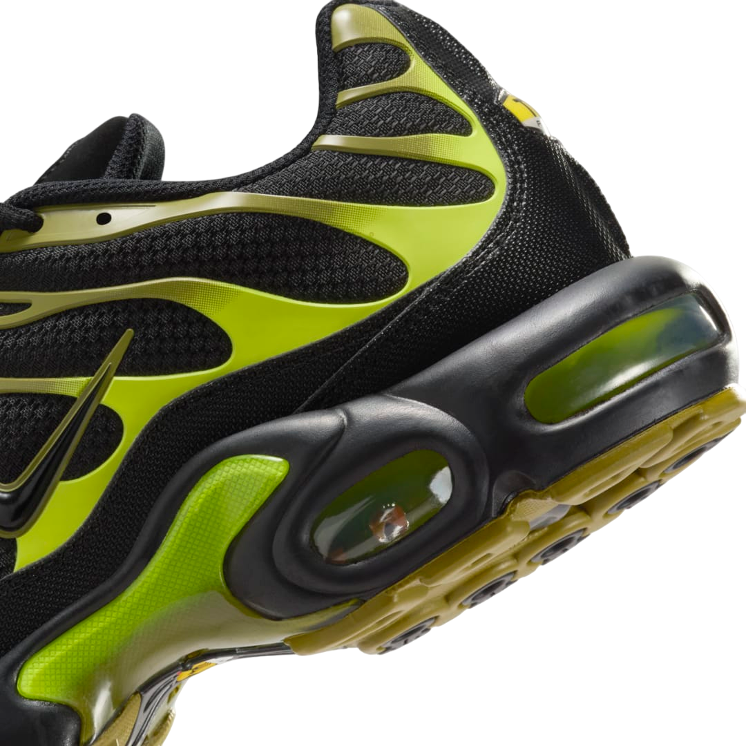 Nike scarpa sneakers da adulto Air Max Plus DM0032-010 nero-lime