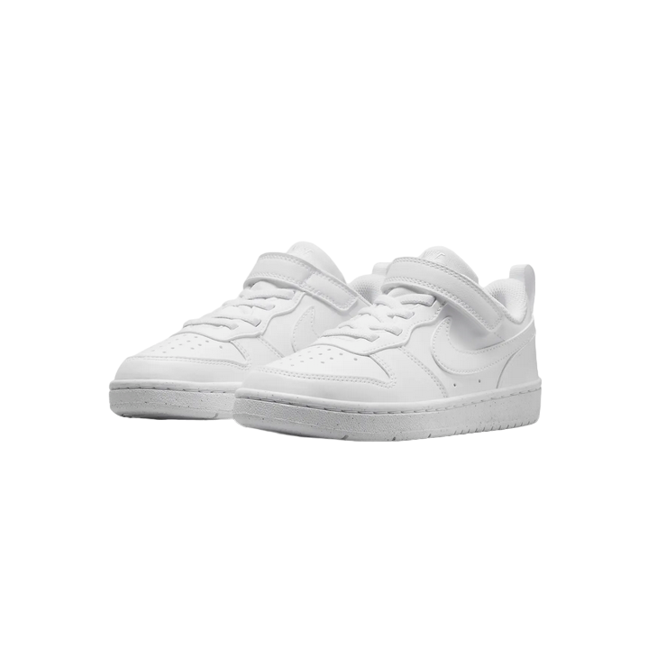 Nike scarpa sneakers da bambini Court Borough DV5457-106 bianco