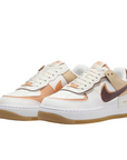 Nike scarpa sneakers da donna AF1 Shadow DZ1847-106 vela-lino-sesamo-cacao