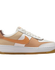 Nike scarpa sneakers da donna AF1 Shadow DZ1847-106 vela-lino-sesamo-cacao