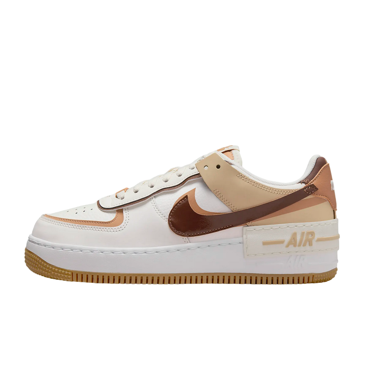 Nike scarpa sneakers da donna AF1 Shadow DZ1847-106 vela-lino-sesamo-cacao