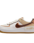 Nike scarpa sneakers da donna AF1 Shadow DZ1847-106 vela-lino-sesamo-cacao