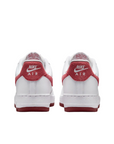 Nike scarpa sneakers da donna Air Force 1 '07 FQ7626-100 bianco-rosso chiaro