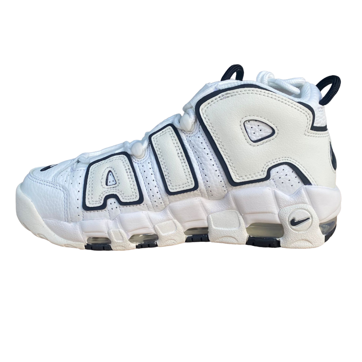 Nike scarpa sneakers da donna Air More Uptempo DO6718-100 bianco nero