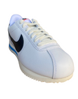 Nike scarpa sneakers da donna Cortez DN1791-100 bianco nero azzurro