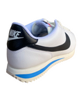 Nike scarpa sneakers da donna Cortez DN1791-100 bianco nero azzurro