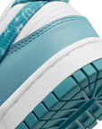 Nike scarpa sneakers da donna Dunk Low DH4401-101 bianco-acqua blu