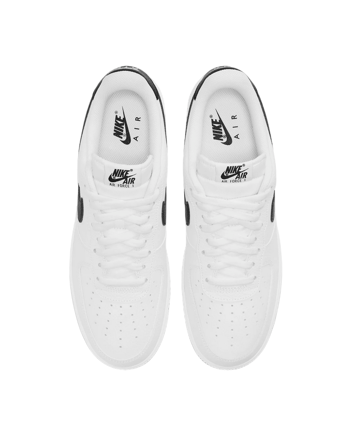 Nike scarpa sneakers da uomo Air Force 1 &#39;07 CT2302-100 bianco nero